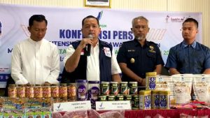 Ratusan Produk Ilegal Disita Menjelang Nataru di Pekanbaru