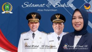 Farida Ucapkan Selamat Atas Pelantikan Abdul Wahid