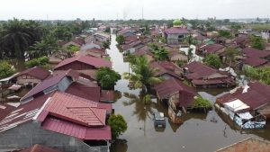 Ratusan Rumah Terendam Banjir di Kompleks Witayu Pekanbaru
