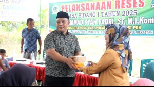 Anggota DPRD Rokan Hilir Syah Padri Gelar Reses di Pekaitan