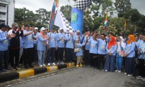 Ribuan Alumni Unri Ikuti Jalan Santai di Kampus Bina Widya