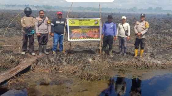 Polres Rokan Hilir Usut Kasus Karhutla, Satu Orang Ditangkap