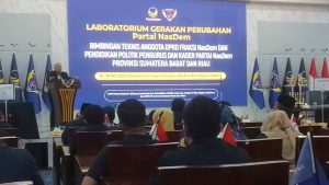 Laga Perubahan NasDem Riau dan Sumbar Resmi Ditutup