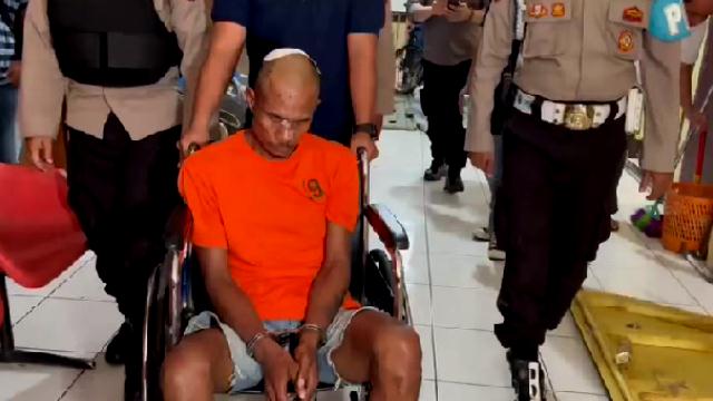 Polisi Luka Berat Ditikam Mantan Napi