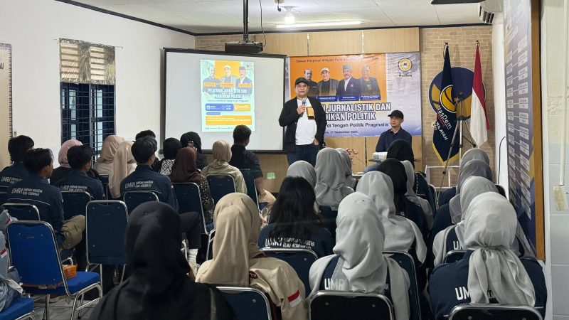 Puluhan Mahasiswa Antusias Ikuti Pendidikan Politik dan Pelatihan Jurnalistik NasDem Riau